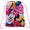 CARTOON Disney Sacca per Bambini Minnie con Chiusura a Coulisse Zainetto Scuola Palestra Tempo Libero