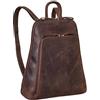 STILORD 'Martha' Zaino in Pelle per Donne Vintage | Daypack Elegante e Moderno per Città, Uscite, Shopping e Lavoro | Zaino Anti-Furto in Vera Pelle Colore:montero - marrone
