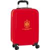 safta Selezione spagnola di calcio - Trolley da cabina 20 pollici, valigia con ruote, lucchetto di sicurezza, valigia leggera, 34,5 x 20 x 55 cm