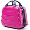 R.Leone Valigia da 1 pezzo Fino a Set 4 Trolley Rigido grande, medio, bagaglio a mano e beauty case 8 ruote in ABS 2026 (Fucsia, XXS Beauty case)