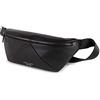 Berliner Bags Borsa a Vita Feline in Vera Pelle, Marsupio e Borsa Crossbody in Pelle, Tracolla Regolabile per Donna e Uomo - Nero
