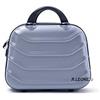 R.Leone Valigia da 1 pezzo Fino a Set 4 Trolley Rigido grande, medio, bagaglio a mano e beauty case 8 ruote in ABS 2026 (Argento, XXS Beauty case)