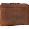 STILORD "Troy" Custodia PC 13.3 Pollici in Pelle Laptop Sleeve Vintage Case Cover per MacBook e Computer Portatile 13 Pollici Raccoglitore Portadocumenti A4 Colore:tan marrone - scuro