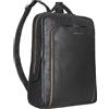 STILORD "Daniele" Zaino da Lavoro in Pelle Uomo Donna 13 Pollici Laptop Backpack Zaino da Viaggio Vintage Bagaglio a Mano Business Zaini porta PC Colore:nero