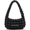 Expatrié Borsa a Tracolla Donna Nero - Pippa Small | Everyday Puffer Bag, Y2K Borsa Trapuntata per Università, Lavoro, Tempo Libero