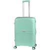 ITACA Valigia Media da Viaggio Rigide. Trolley Medio con 4 Ruote . Materiale PP V