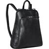 STILORD 'Martha' Zaino in Pelle per Donne Vintage | Daypack Elegante e Moderno per Città, Uscite, Shopping e Lavoro | Zaino Anti-Furto in Vera Pelle Colore:nero