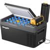 BougeRV CRPRO Frigo auto a compressore 20 litri, -22℃~10℃, batteria 266Wh | Raggiunge 0°C in 15 min, 12V/220V, autonomia fino a 18 ore con batteria 266Wh per funzionamento autonomo, novità 2026.