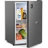 Upstreman 71L Frigorifero Senza Congelatore, CR71-Grigio Scuro | 7 Livelli Temperatura 1-10°C, Illuminazione a LED, 40 dB Silenzioso, Risparmio Energetico, per Camera, Ufficio, Cucina