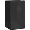 HOMCOM Frigorifero Piccolo 91L con Congelatore Classe E Nero | Mini Frigo da Camera Tavolo Silenzioso Compatto, MonoPorta Reversibile, Temperatura Regolabile 0-10 ℃, Libera Installazione