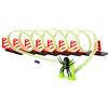 HOMCOM Pista per Macchinine con Effetti Luminosi 3-6 Anni Verde e Rosso | Macchinina Inclusa, Gioco Bambini