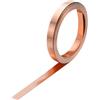 QUARKZMAN Rotolo Di Lamina Di Rame 2500mm x 5mm x 1mm Multiple Dimensioni | Lamiera Di Rame Striscia Metallo Foglia Piastra, 99.9% Puro, 0.2 x 8.2ft, 38 Gauge, Per Progetti DIY Elettrici