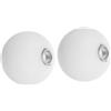 MAGICLULU Paralume Sfera Plastica Bianco G9, 2 Pezzi, per Lampade Soffitto | Vetro per Lampadari Ricambi, Piccolo Paralume Moderno, Luce Soffusa per Soggiorno e Sala da Pranzo