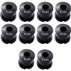 Saipor Saiper 10 bulloni per corona bici M8 in lega di alluminio 7075 | Viti per guarnitura per bicicletta, adatte per strada, montagna, BMX, MTB, Fixie