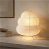 Zinueen Paralume in carta di riso, 26 cm, bianco, con attacco E14 | Paralume di ricambio per lampade da terra, luce morbida e calda per un'atmosfera accogliente in soggiorno e camera da letto