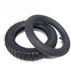 Yosoo Health Gear 12x2.75 Pneumatico e Camera D'Aria Set, Ricambio MX350 | Copertone per mini moto da cross da 49 ml, ugello dritto, battistrada in gomma intrecciata, kit fuoristrada, percorso