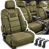 LLELEMAMO Coprisedili Auto Tattici 2027 in Stile Militare, con Tasche Portaoggetti per Camion e SUV, Protezione Imbottita per Sedili, per Viaggi e Uso Quotidiano (1Pc-C)