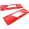 PROMOLINK Set di 2 lenti di ricambio per fanale posteriore destro e sinistro, compatibili con Ford Transit MK8 Tipper (2014+), marchio di omologazione E 1831256 1831334