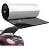 Generic Il di alluminio impermeabile della stuoia d'attenuazione del suono | Design adesivo automobilistico, multiuso, isolamento termico, fonoassorbente per porte, tetti, firewall, cofano motore