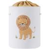 INough Cesto Portabiancheria Bambini 42L, Leone Cesta Portagiochi Cesto Biancheria | Cesta Portabiancheria Cesta porta Gioch Cesto Pieghevole per Bucato e Giocattoli con Manici Rinforzati, Decorazione Safari