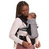 Beco Gemini Cool Marsupio Neonato Mesh Traspirante, Cool Nero | 4 Posizioni Ergonomiche con Seduta Regolabile, comfort certificato Sano per le Anche dalle prime settimane in poi.
