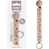 BIBS Clip ciuccio Ribbon, Compatibile con tutti i ciucci BIBS, Blush | Portaciuccio | Compatibile con tutti i ciucci BIBS | Fissaggio sicuro con una mano | Evita la caduta del ciuccio
