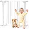 YEAUPE PRO Cancelletto per porte e scale, per larghezze 66-71 cm, montaggio a pressione, senza viti, cancello per scale per bambini, bianco