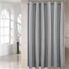 Gualiy Tenda Bagno 240x200cm, Tenda Vasca Idrorepellente Tinta Unita Tende Doccia Grigio Chiaro Tenda da Doccia per Vasca