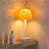 Ollny Lampada da doccia impermeabile, proiettore di cielo stellato per il bagno con 16 colori, aurora boreale e onde d'acqua, batteria ricaricabile, lampada da doccia con telecomando e memoria touch