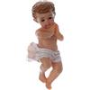 Holyart Statue Gesù Bambino: Bambinello con drappo h reale 6 cm resina