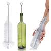 Generic Spazzola per bottiglie in acciaio inossidabile e nylon, appositamente progettata per bottiglie di vino a collo stretto, bottiglie di birra, bottiglie di soda, bottiglie spray, tazze alte e corte