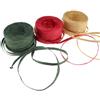 POPOYU Set di 3 nastri di carta natalizia, 50 m, rotolo di nastro di Natale, rosso e verde, naturale rafia nastro sintetico per imballaggio, carta rafia opaca riciclabile per imballaggio regalo di