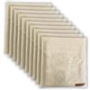 JIDBURY Saree - Copriabiti in cotone con design sovrapposto, in tessuto privo di plastica, ecologico, biodegradabile, lavabile, per borse e guardaroba (40 x 35 cm) (confezione da 5 e 10) (10)