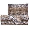 Smart Deco Home Completo letto lenzuola federe letto stampa fantasia animalier 100% Cotone Made in Italy SINGOLO LEOPARDATO