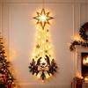 Generico Decorazione da parete illuminata con presepe, quadro natalizio a LED con scena della Sacra Famiglia, decorazioni natalizie per soggiorno, camera da letto, arredamento per la casa (1pcs)