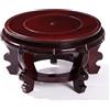 Uanqfegy Piedistallo Rotondo per Piante in Legno da 20 cm - Piedistallo in Legno per vasi, acquari, espositori Decorativi, Supporta Fino a 90 libbre