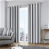 Fusion Whitworth - Copricuscino in 100% cotone, 43 x 43 cm, colore: Grigio, Grey, 66 Width x 72 Drop (168 x 183cm)