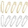 SUNNYCLUE 1 scatola Da 30 pezzi 2 colori 50mm Spille di Sicurezza per Kilt Spille per Kilt Spille In Ferro Oro Argento Fermagli di Sicurezza Resistenti Confezione Da 5 passanti per La Creazione di Gio