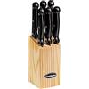 CASA COLLECTION Di.Mo Casa Collection Ceppo Portacoltelli Legno Jerico con Coltelli 6-Pezzi Set