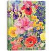 PIY PAINTING Quadro su Tela Fiori colorati, Stampe su tela, Quadri Cucina Moderni, Dipinti su tela floreale Decorazione Murale per Soggiorno Sala yoga Bagno 30x40 cm, Cornice Incorporata
