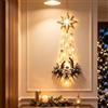 UIIWALDRIC Angel Blessing Wall Light,Lampada Da Parete Natalizia LED | Stella Cometa E Angelo Custode Appesa a Parete per Soggiorno Camera Notte Illuminazione Cascata Atmosfera