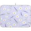 JUMBEAR Tappetino scolapiatti viola lavanda 41 x 46 cm tappetino da cucina ad asciugatura rapida assorbente tappetino per macchina del caffè protezione per piano di lavoro lavello bar