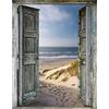 cukol cukol Kit Punto Croce da Ricamare Prestampato Completo, 11CT 36x46 cm | Quadro Spiaggia Paesaggio, Schemi Facili Principianti, Set Ricamo ha Aspetto Raffinato per Decorazioni Parete, Hobby Creativi