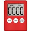 Generic Timer da Cucina per Cottura Timer con Conto alla Rovescia | Strumento di Temporizzazione Magnetica con Display Ampio e Allarme Sonoro per Allenamento, Lavoro, Cucina, Casa e Aula