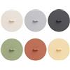 Halynor Coperchi in Silicone per Tazze, Set da 6 con Fessura Cucchiaio, 10 cm | Antipolvere, Senza BPA, Lavabile in Lavastoviglie, Adatto al Microonde, Tenuta Ermetica, Colori Assortiti