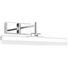 YHTlaeh LED Specchio Lampada 10W 980 Lumen Bagno Specchio Bianco Neutro 4000K Bagno Lampada IP44 Impermeabile No Flicker 230V (Crome, 40CM)