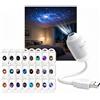 Horuili Lampada da Notte a Proiezione, Luce da Soffitto con Cielo Stellato e Timer con Telecomando,Lampada d'atmosfera per la Camera, l'home Theater e la Meditazione