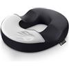 5 STARS UNITED Ciambella per Emorroidi, Cuscino Emorroidi Memory Foam S | Ciambella per sedersi con foro centrale per coccige, post parto e post operatorio; ufficio, auto, sedia a rotelle; lavabile