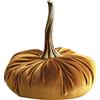 CHISHAYA Con morbido peluche Pc Decor 1 Pumpkins Super Pumpkin Handmade Velvet Home Decor Piccole Adesive (Gold, One Size)