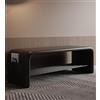 GFLCWYP Scarpiera Bassa E Lunga, Panca Portaoggetti Perfetta per Camera da Letto E Panca da Ingresso, Panca per Scarpe Multiuso con Panca Portaoggetti E Panca Letto,Nero,100cm